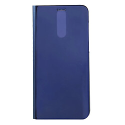 Etui Mate 10 Lite,nova 2i Etui en PU surface miroir plaqué en bleu pour votre Huawei Mate 10 Lite,nova 2i