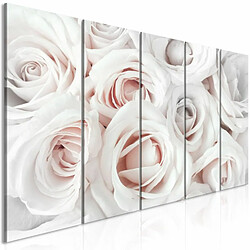 Paris Prix Tableau Imprimé 5 Panneaux Satin Rose Narrow Pink 80 x 200 cm