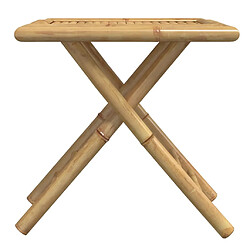 Acheter vidaXL Table de jardin pliable 45x45x45 cm bambou