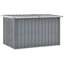 Helloshop26 Coffre boîte meuble de jardin rangement gris 149 x 99 x 93 cm 02_0013084