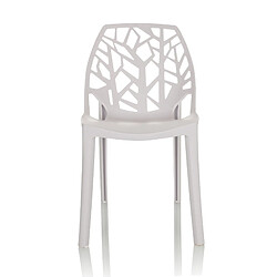 Chaise visiteur / Chaise à coque ARTIFO TRI Plastique blanc hjh OFFICE