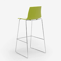 Acheter Tabouret de bar de cuisine Grand Soleil 74 cm design Imola Slitta, Couleur: Anis vert