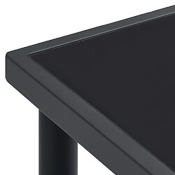 Acheter vidaXL Table à dîner d'extérieur Anthracite 150x90x74 cm Acier