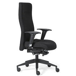 Siège de bureau / Fauteuil de direction ROVO XP, tissu noir