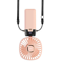 Avis LinQ Mini Ventilateur Portable Réglable 90° Affichage LED Design carré Rose