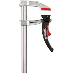 Bessey Presse à vis KliKlamp KLI, Capacité de serrage : 160 mm, Portée 80 mm, Glissière 20 x 5 mm