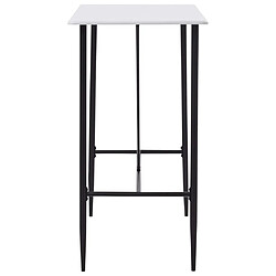 Avis vidaXL Ensemble de bar 5 pcs Tissu Noir