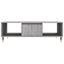 Acheter vidaXL Table basse sonoma gris 104x60x35 cm bois d'ingénierie