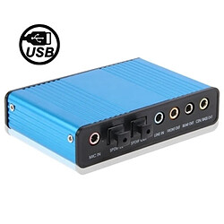 Wewoo Carte Son USB Contrôleur audio optique USB de canal de 5.1 canaux