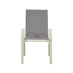 Acheter Habitat Et Jardin Fauteuil jardin Textilène Cordoba - Phoenix - Gris clair - Lot de 4