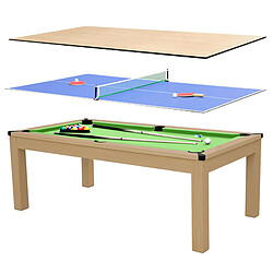 Mister Baby foot Table transformable Stan multi jeux 3 en 1