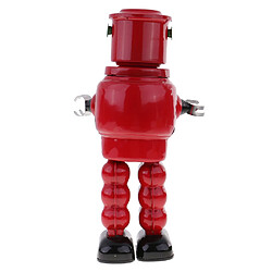 Red Wind Up Walking Roby Robot Toy Clock Clock Avec Des Cadeaux Clés à pas cher