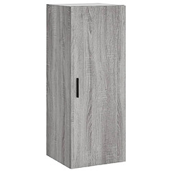 Maison Chic Armoire murale,Meuble de Rangement pour salon,cuisine sonoma gris 34,5x34x90 cm -MN91435