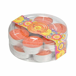 Paris Prix Lot de 12 Bougies Chauffe-Plat Chupa Chups 3cm Orange