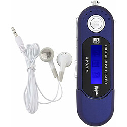 Vendos85 Lecteur MP3 32 Go Compact et Portable bleu