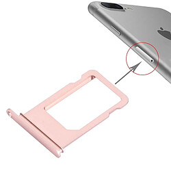 Wewoo Or rose pour iPhone 7 Plus Plateau à cartes pièce détachée 