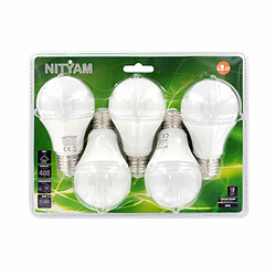 Nityam 5 Ampoules LED Globe E27 - 6W Nityam - 5 Ampoules LED Globe E27 - 6W - Design