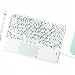 Universal Bluetooth sans fil pour iPad Clavier tactile Tablette pour iPad Clavier externe sans fil de 8ème génération | Clavier (bleu)