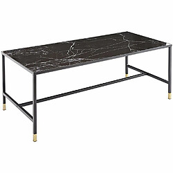 Venture Home Table basse en acier et verre Dipp. Table basse en acier et verre Dipp