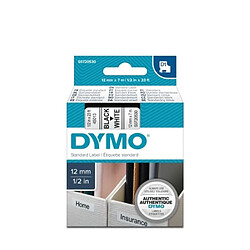 Ruban D1 pour étiqueteuses DYMO LabelManager 160 et 420P cassette largeur 6mm longueur 7m ruban transparent texte noir