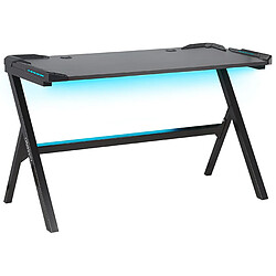 Beliani Bureau de jeu 120 x 60 cm Noir DANVERS 