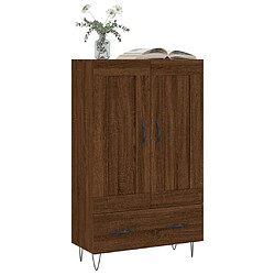 Avis Maison Chic Buffet,Meuble de Rangement,commode pour salon,Cuisine chêne marron 69,5x31x115 cm bois d'ingénierie -MN57152