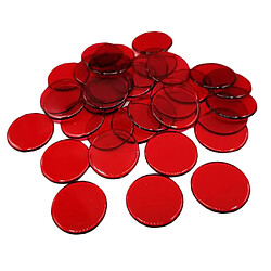 100pcs jetons de poker monnaies approvisionnement casino jeux de famille accs rouge pas cher