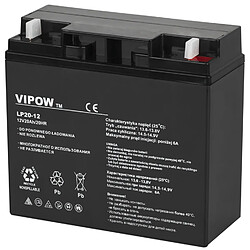 Batterie gel rechargeable 12V 20Ah sans entretien Vipow 