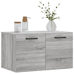 Avis Maison Chic Armoire murale,Meuble de Rangement pour salon,cuisine Sonoma gris 60x36,5x35 cm Bois d'ingénierie -MN91863