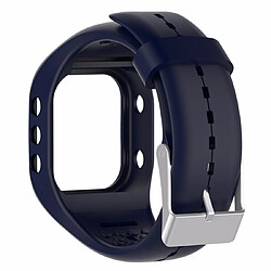 Wewoo Bracelet pour montre connectée en silicone Smart Watch POLAR A300 bleu 