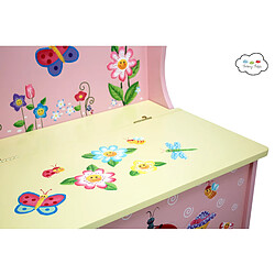 Fantasy Fields Banc de rangement enfant Magic Garden coffre à jouets bois fille bébé TD-11644A pas cher