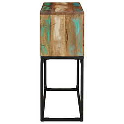 Avis Maison Chic Table console | Meuble d'entrée | Table d'appoint 120x30x75 cm Bois de récupération massif -GKD59510