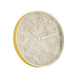 Horloge Murale Romimex Argenté Argent PVC 45 x 45 x 3 cm 