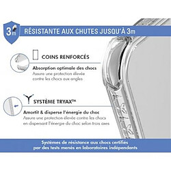 Force Case Coque pour Galaxy S24 Renforcée Système Tryax Inserts 3D Transparent