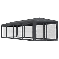 Acheter vidaXL Tente de fête et 10 parois latérales en maille Anthracite 3x12m