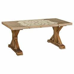 Avis Table Alexandra House Living Marron 60 x 50 x 120 cm