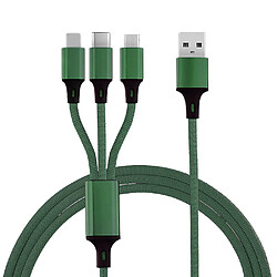 Câble USB 3 EN 1 pour téléphone portable Câble d'alimentation rapide Câble d'alimentation Câble d'alimentation206