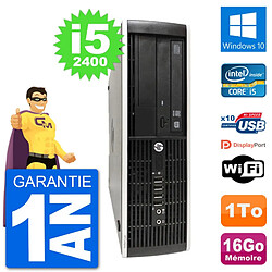 PC HP Compaq Pro 6300 SFF Intel i5-2400 RAM 16Go Disque Dur 1To Windows 10 Wifi · Occasion 