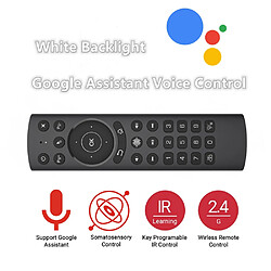 Acheter Universal L8Star G20S Pro Voix Rétroéclairage Smart Air Mouse Gyro Infrarouge Apprentissage X96 Max + Télécommande Google Assistant pour Android TV Box | Télécommande (G20S Pro)