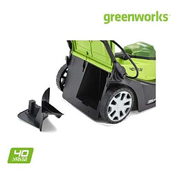 Tondeuse GREENWORKS 40V - Coupe de 35cm - 1 batterie 2,0Ah - 1 chargeur - G40LM35K2