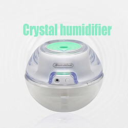 Avis Wewoo Humidificateur d'Air vert ultrasonique portatif de cristal 2W avec la lumière de nuit de LED, capacité de réservoir d'eau: 120ML, DC 5V