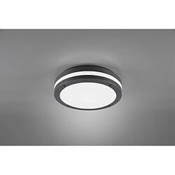 Lumière Kendal Plafonnier extérieur moderne Anthracite 3000K IP54