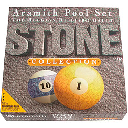 Balles de piscine Collection de pierres Aramith