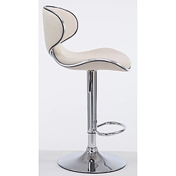 Avis Non Lot de 2 tabourets de bar Las Vegas V2 tissu chrome