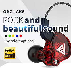 GUPBOO QKZ AK2/AK6 Sport Hi-Fi Casque Professionnel Casque avec Micro Cuivre In-Ear Running Écouteurs Musique Casque