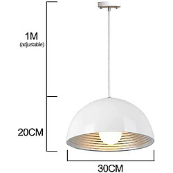 Acheter Universal Lampe lustre industriel E27 lustre rétro abat-jour pendentif métal dôme plafond