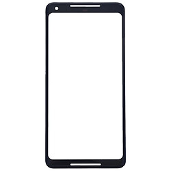 Wewoo Lentille frontale en verre extérieur pour Google Pixel 2 XL noir