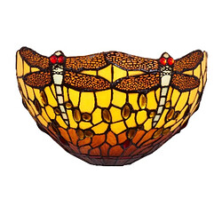 MYTIFFANY Applique Murale Viro Belle Amber Ambre Fer 30 x 19 x 13 cm