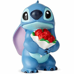 Cstore Figurine - DISNEY SHOWCASE - STITCH FLOWERS - Licence Officielle Lilo et Stitch - Enesco