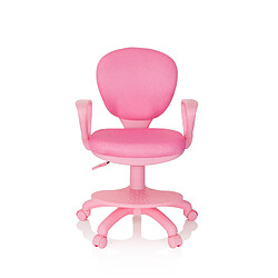 Chaise pour enfant / Siège de bureau pour enfant KID COLOUR Tissu Rose hjh OFFICE 